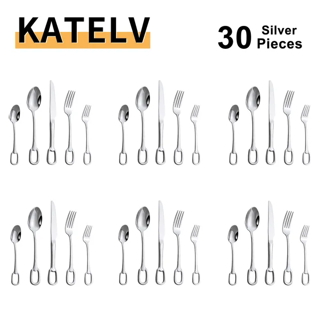 Silver 30Pcs Set