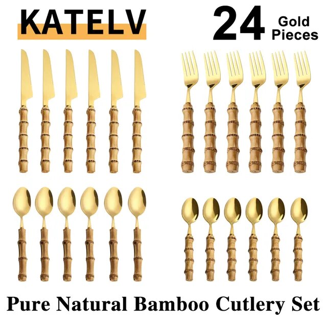 24Pcs Gold Set